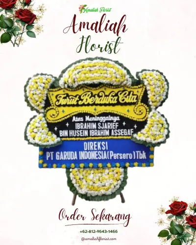 Papan Bunga Duka di Bojongindah