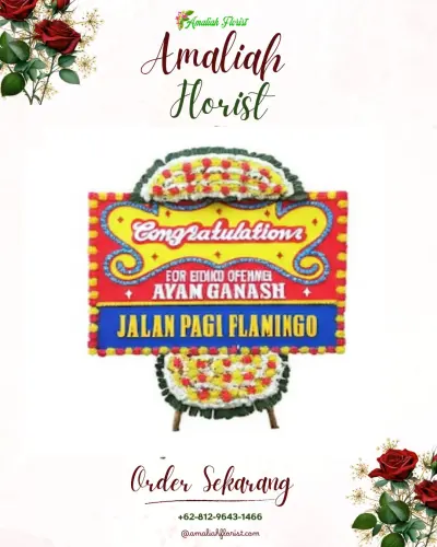 Bunga Papan Congratulation di Bojongindah